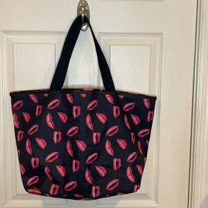 Betty Boop shoulder zipper  Tote Bag